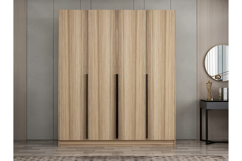 Fruitland Garderobe 180 cm - Oak - Opbevaring - Tøjopbevaring - Garderobeskabe