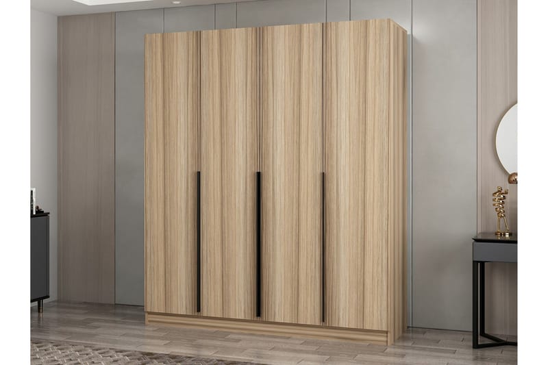 Fruitland Garderobe 180 cm - Oak - Opbevaring - Tøjopbevaring - Garderobeskabe