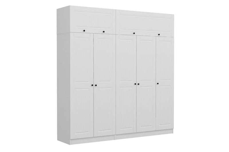 Fruitland Garderobe 225 cm - Hvid - Garderobeskabe - Garderobeskab & klædeskab