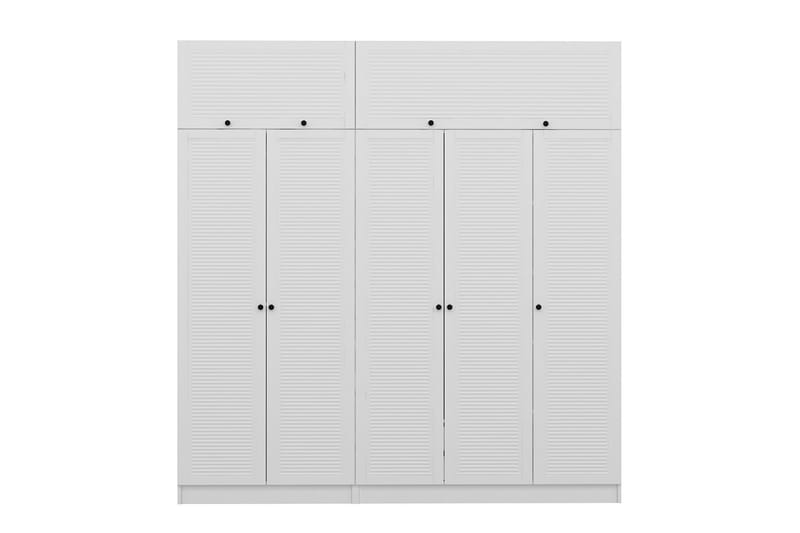 Fruitland Garderobe 225 cm - Hvid - Opbevaring - Tøjopbevaring - Garderobeskabe