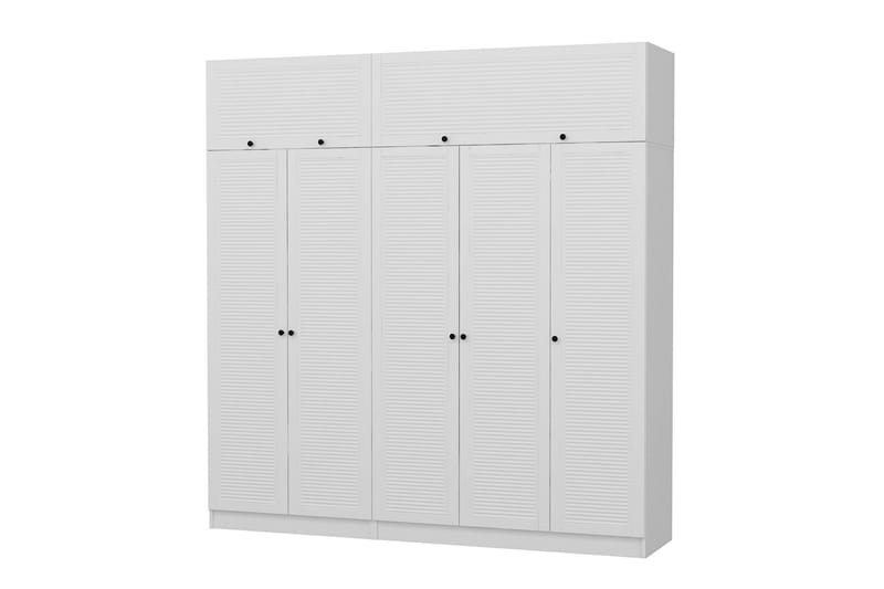 Fruitland Garderobe 225 cm - Hvid - Opbevaring - Tøjopbevaring - Garderobeskabe