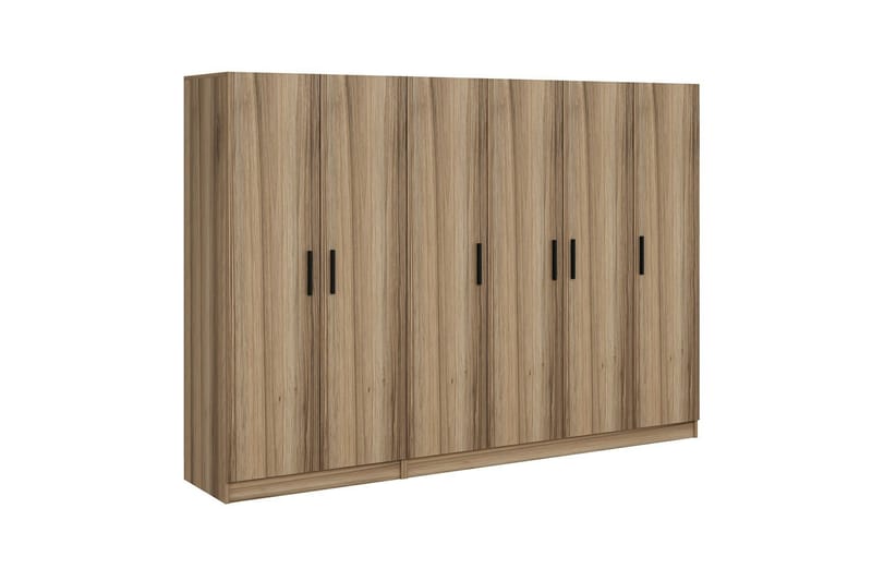 Fruitland Garderobe 270 cm - Brun - Opbevaring - Tøjopbevaring - Garderobeskabe