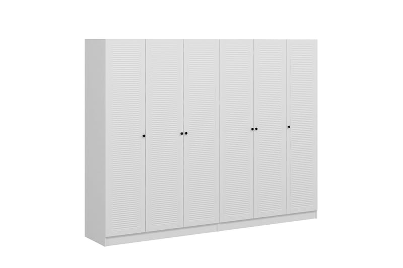 Fruitland Garderobe 270 cm - Hvid - Opbevaring - Tøjopbevaring - Garderobeskabe