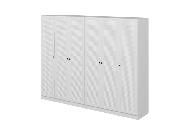 Fruitland Garderobe 270 cm - Hvid - Opbevaring - Tøjopbevaring - Garderobeskabe