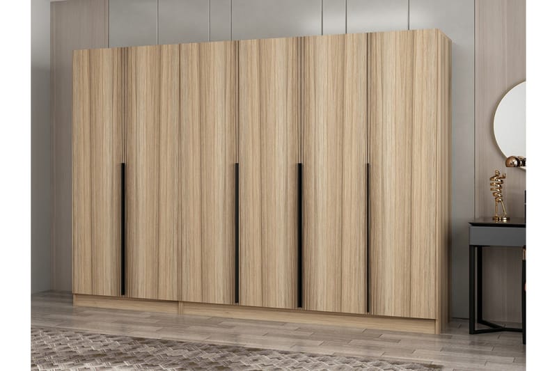 Fruitland Garderobe 270 cm - Oak - Opbevaring - Tøjopbevaring - Garderobeskabe