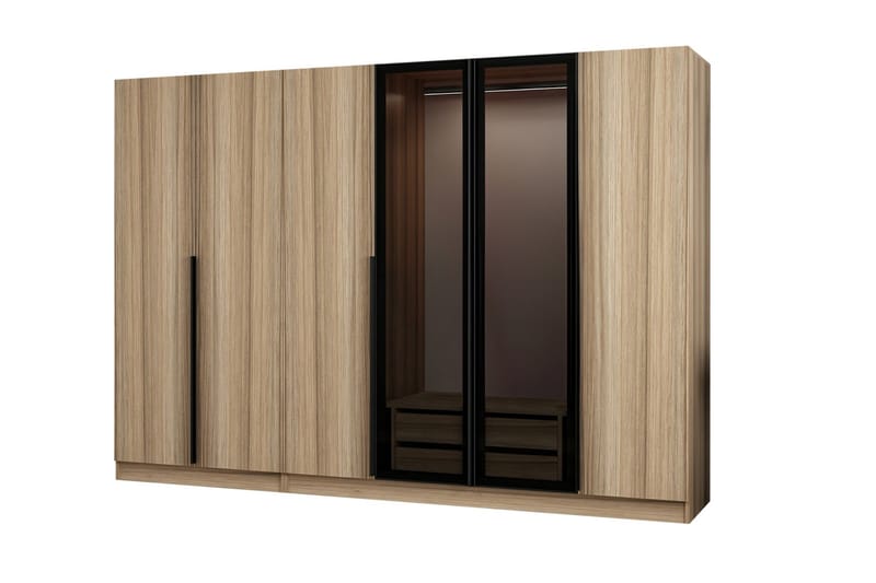 Fruitland Garderobe 270 cm - Oak - Opbevaring - Tøjopbevaring - Garderobeskabe