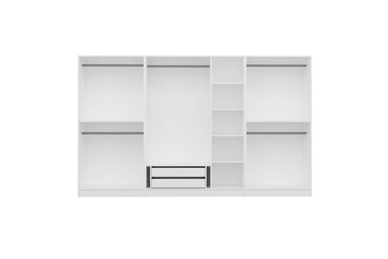 Fruitland Garderobe 315 cm - Valnød finér - Opbevaring - Tøjopbevaring - Garderobeskabe