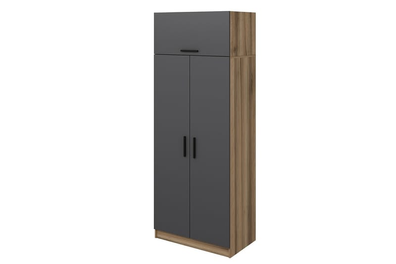 Fruitland Garderobe 90 cm - Brun - Opbevaring - Tøjopbevaring - Garderobeskabe