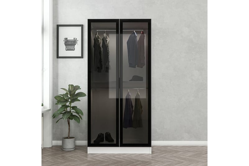 Fruitland Garderobe 90 cm - Hvid - Opbevaring - Tøjopbevaring - Garderobeskabe