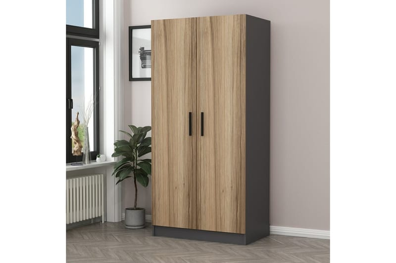 Fruitland Garderobe 90 cm - Oak - Opbevaring - Tøjopbevaring - Garderobeskabe