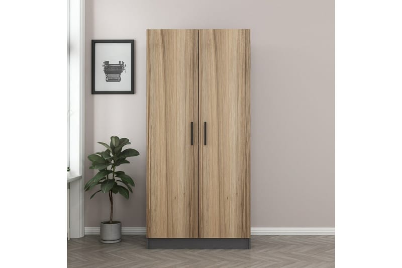 Fruitland Garderobe 90 cm - Oak - Opbevaring - Tøjopbevaring - Garderobeskabe