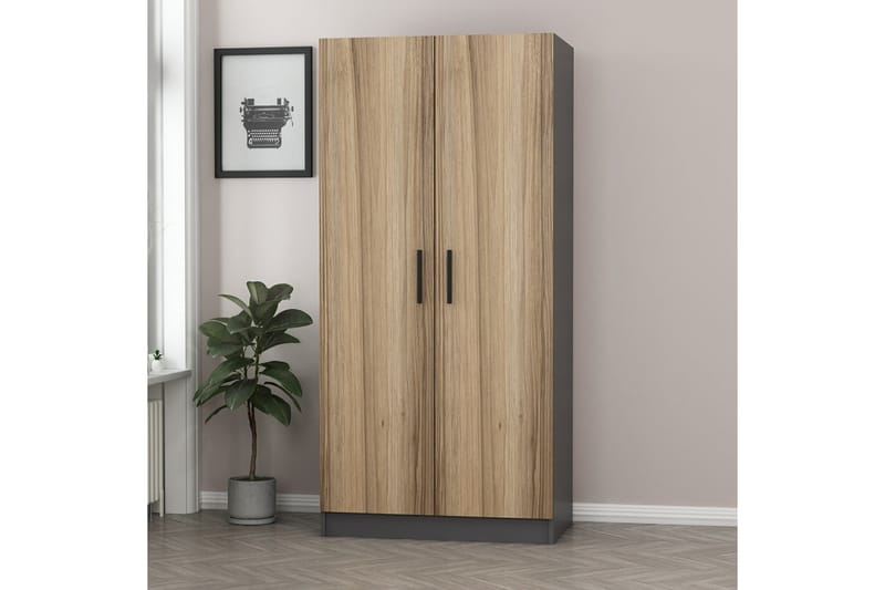 Fruitland Garderobe 90 cm - Oak - Opbevaring - Tøjopbevaring - Garderobeskabe