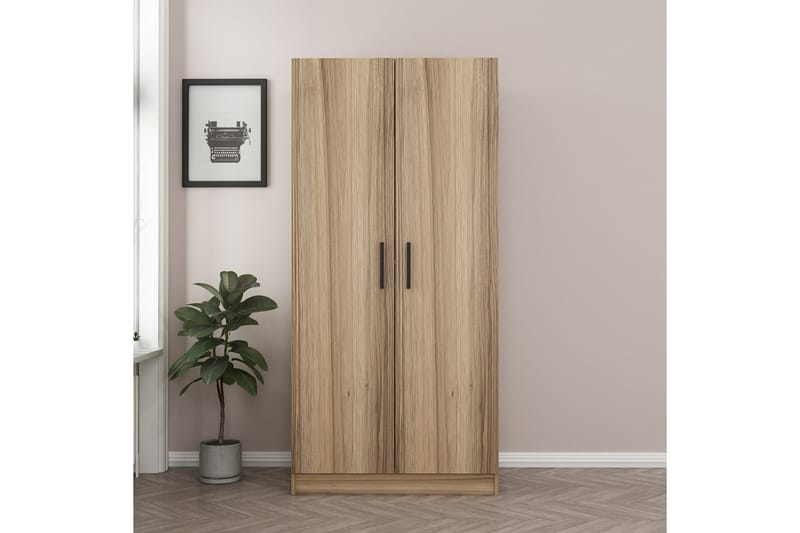 Fruitland Garderobe 90 cm - Oak - Opbevaring - Tøjopbevaring - Garderobeskabe