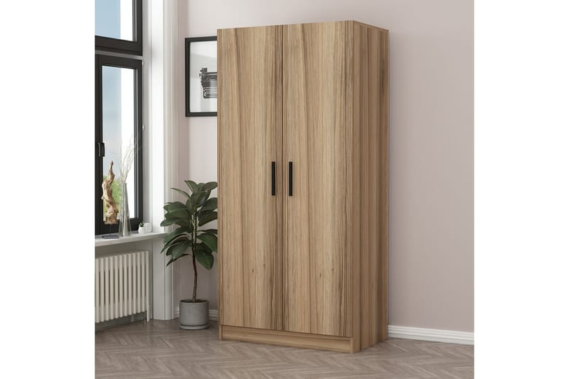 Fruitland Garderobe 90 cm - Oak - Opbevaring - Tøjopbevaring - Garderobeskabe