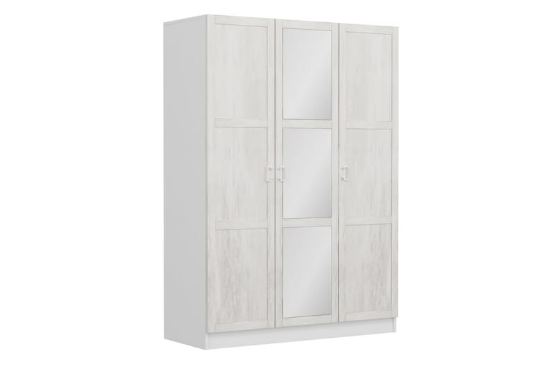 Fruitland Garderobe med Spejl - Beige - Opbevaring - Tøjopbevaring - Garderobeskabe