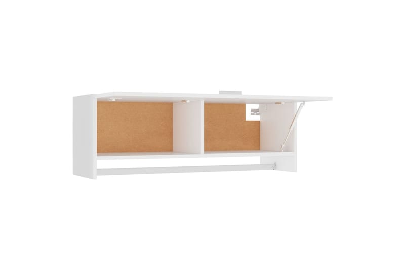 garderobe 100x32,5x35 cm spånplade hvid - Hvid - Opbevaring - Tøjopbevaring - Garderobeskabe