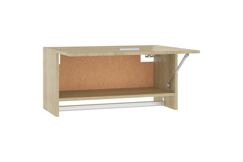 garderobe 70x32,5x35 cm spånplade sonoma-eg - Brun - Opbevaring - Tøjopbevaring - Garderobeskabe