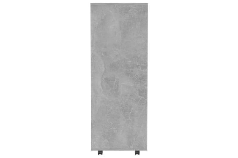 garderobe 80x40x110 cm spånplade betongrå - Grå - Opbevaring - Tøjopbevaring - Garderobeskabe