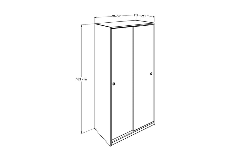 Garderobe I-Sonoma - Opbevaring - Tøjopbevaring - Garderobeskabe