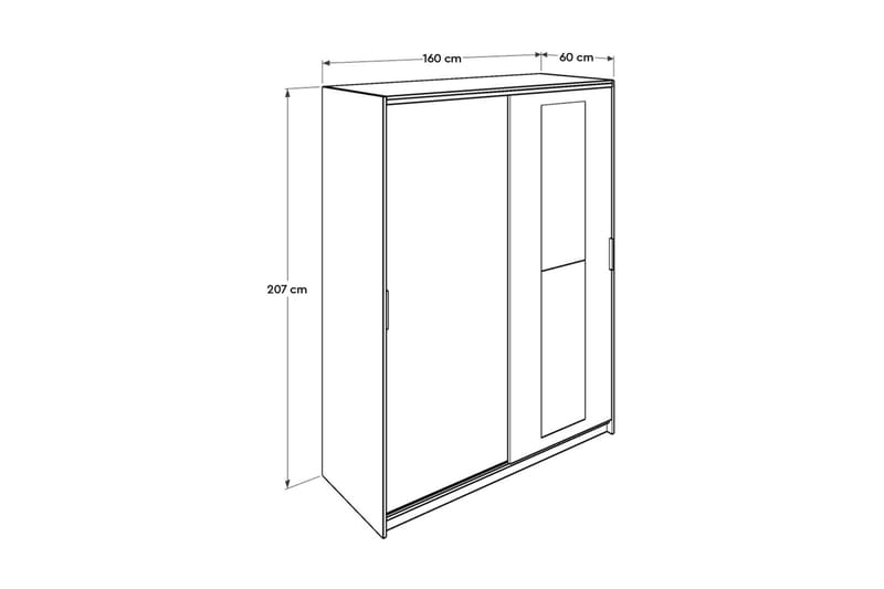 Garderobe I-Sonoma - Opbevaring - Tøjopbevaring - Garderobeskabe