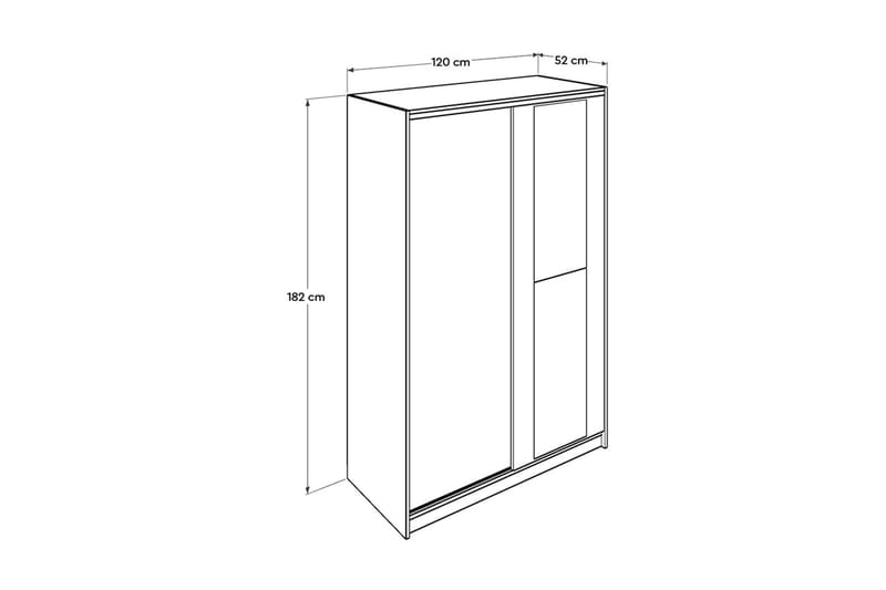 Garderobe I-Sonoma - Opbevaring - Tøjopbevaring - Garderobeskabe