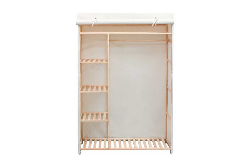 Garderobe Stof Og Fyrretræ 110 X 40 X 170 Cm - Flerfarvet - Opbevaring - Tøjopbevaring - Garderobeskabe