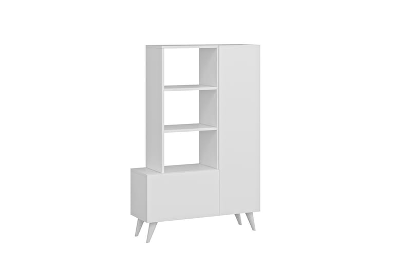 Agostina Skoreol Garderobe 80x121 cm Hvid - Hanah Home - Opbevaring - Tøjopbevaring - Garderobeskabe - Garderobeindretning - Skohylde garderobe