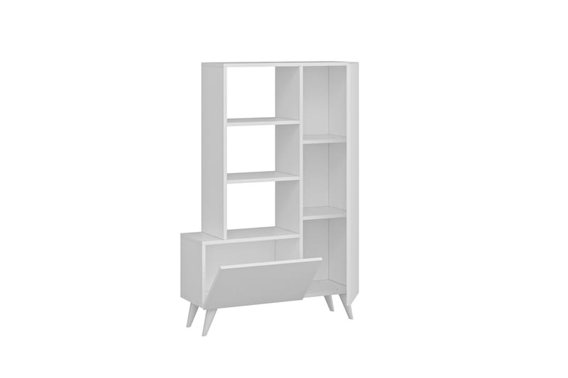 Agostina Skoreol Garderobe 80x121 cm Hvid - Hanah Home - Opbevaring - Tøjopbevaring - Garderobeskabe - Garderobeindretning - Skohylde garderobe