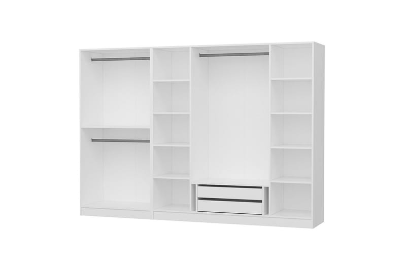 Fruitland Garderobe 270 cm - Hvid - Opbevaring - Tøjopbevaring - Garderobeskabe - Garderobeskab & klædeskab