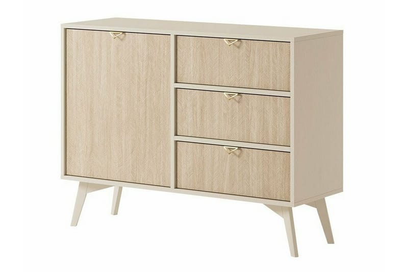 Klinkerville Kommode 106 cm - Beige - Garderobeskab & klædeskab