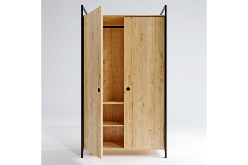 Ombleze Garderobe 100x40cm - Natur - Opbevaring - Tøjopbevaring - Garderobeskabe - Garderobeskab & klædeskab