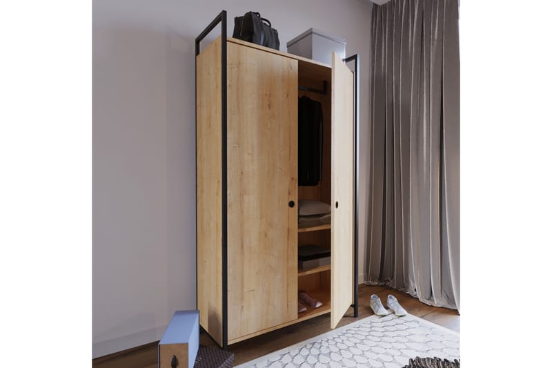 Ombleze Garderobe 100x40cm - Natur - Opbevaring - Tøjopbevaring - Garderobeskabe - Garderobeskab & klædeskab