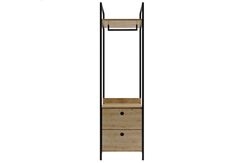 Goleni Garderobe 50x40 cm - Natur - Opbevaring - Tøjopbevaring - Garderobeskabe