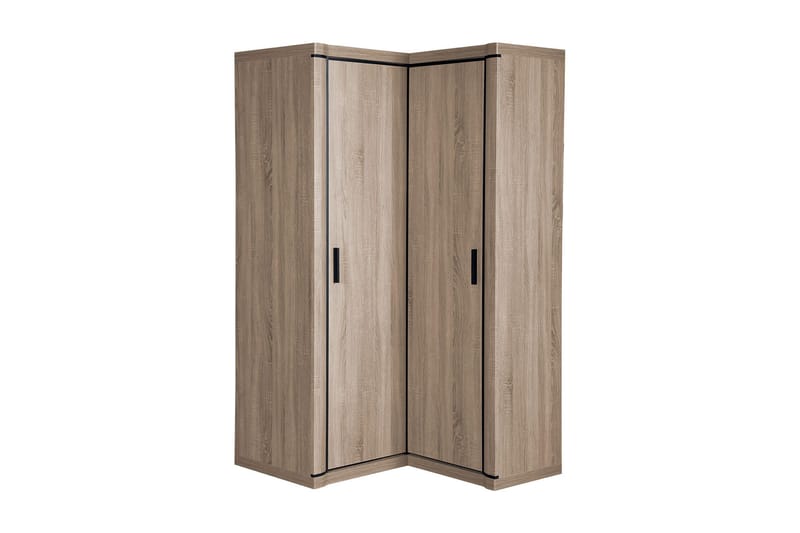 Dallas garderobe 100x58x192 cm - Opbevaring - Tøjopbevaring - Garderobeskabe - Hjørnegarderobe