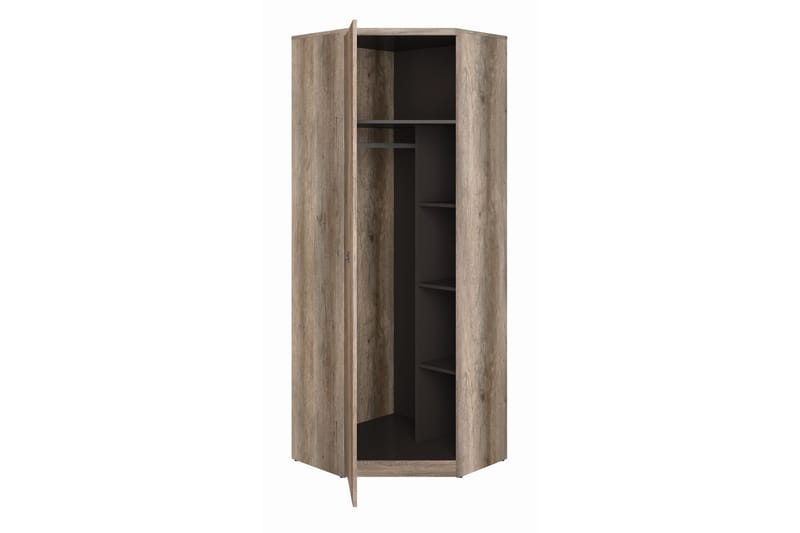 Movico Garderobe - Træ/natur - Opbevaring - Tøjopbevaring - Garderobeskabe - Hjørnegarderobe