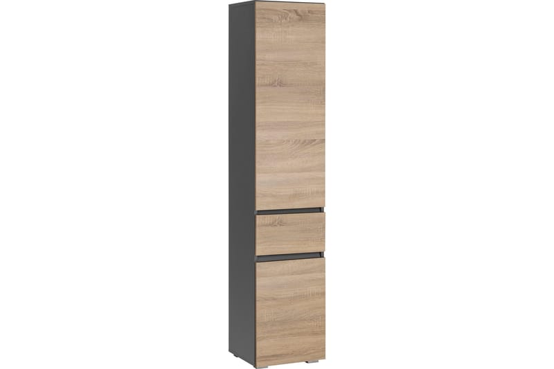 Hudnall Garderobe 38x35 cm Hög - Antracit/Hvid - Opbevaring - Tøjopbevaring - Garderobeskabe