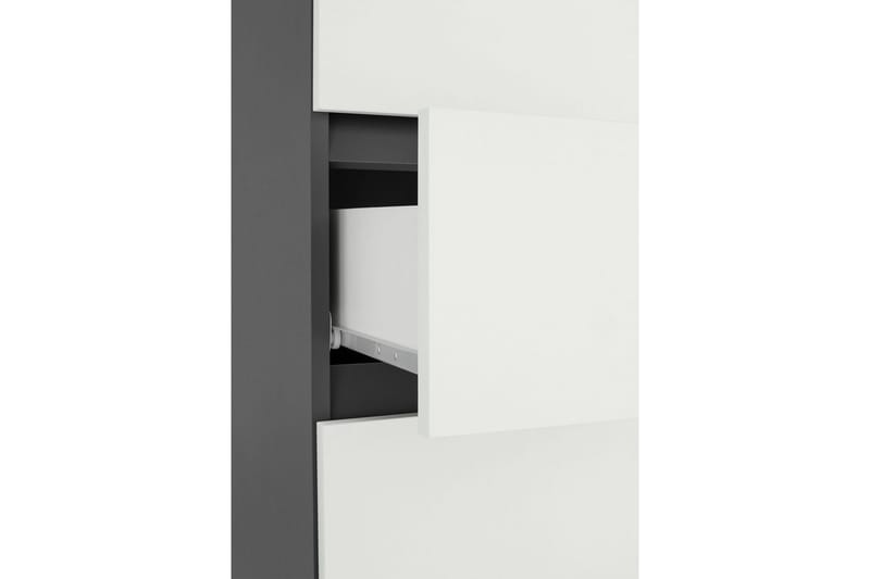 Hudnall Garderobe 38x35 cm Hög - Antracit/Natur - Opbevaring - Tøjopbevaring - Garderobeskabe