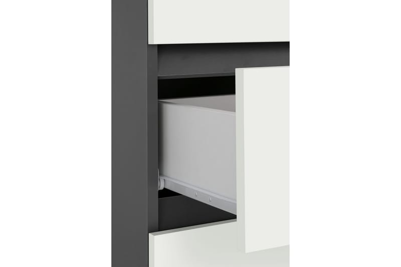 Hudnall Garderobe 38x35 cm Låg - Antracit/Natur - Opbevaring - Tøjopbevaring - Garderobeskabe