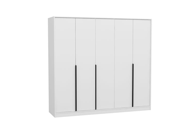 Jarlech Garderobe 60x210 cm - Hvid - Opbevaring - Tøjopbevaring - Garderobeskabe