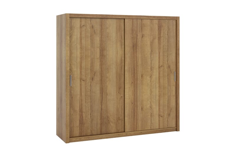 Julissa Garderobe 220 cm - Gylden Natur - Opbevaring - Tøjopbevaring - Garderobeskabe