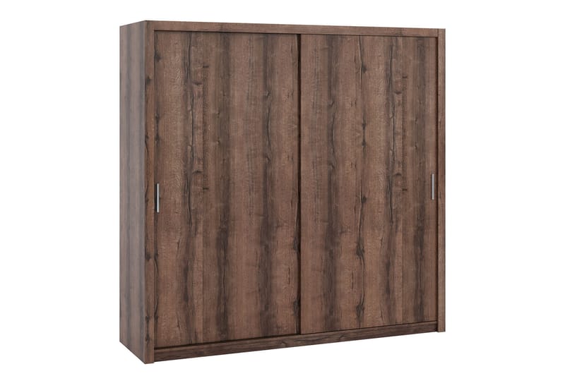 Julissa Garderobe 220 cm - Natur - Opbevaring - T�øjopbevaring - Garderobeskabe