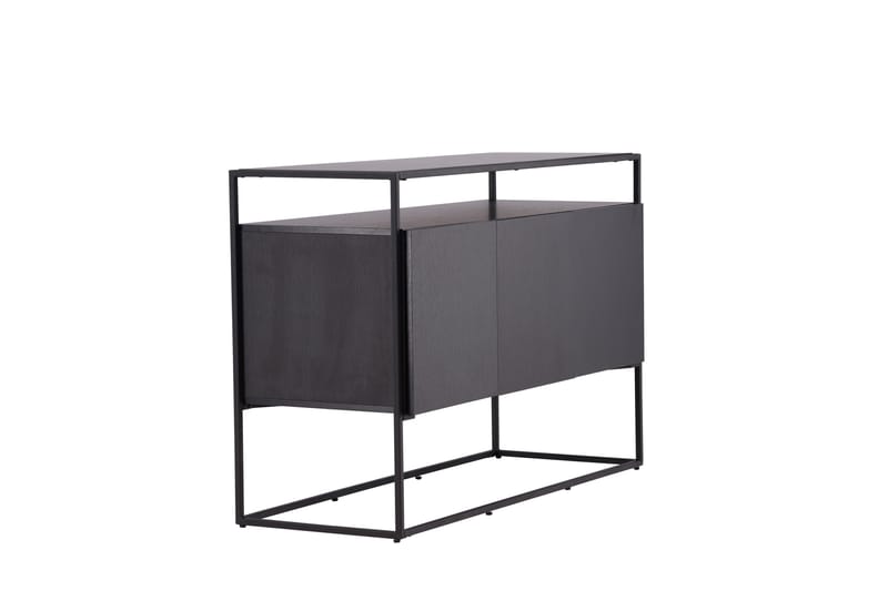 Kingsport Garderobe 120x80 cm - Sort - Opbevaring - Tøjopbevaring - Garderobeskabe - Garderobeskab & klædeskab