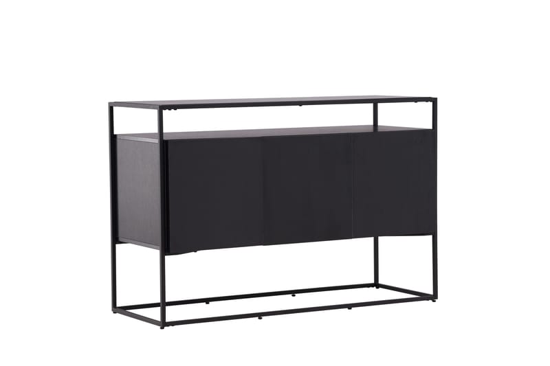 Kingsport Garderobe 120x80 cm - Sort - Opbevaring - Tøjopbevaring - Garderobeskabe - Garderobeskab & klædeskab