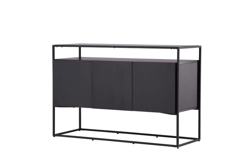 Kingsport Garderobe 120x80 cm - Sort - Opbevaring - Tøjopbevaring - Garderobeskabe - Garderobeskab & klædeskab