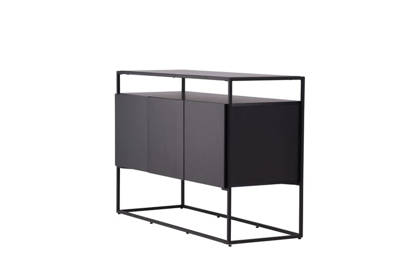 Kingsport Garderobe 120x80 cm - Sort - Opbevaring - Tøjopbevaring - Garderobeskabe - Garderobeskab & klædeskab