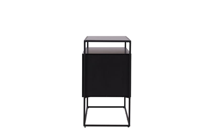 Kingsport Garderobe 120x80 cm - Sort - Opbevaring - Tøjopbevaring - Garderobeskabe - Garderobeskab & klædeskab