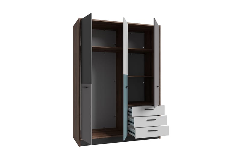 Kocherinovo Garderobe 60x144 cm - Flerfarvet - Opbevaring - Tøjopbevaring - Garderobeskabe