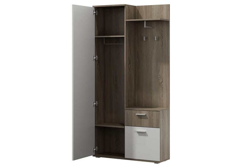 Lux garderobe 97x30x195 cm - Opbevaring - Tøjopbevaring - Garderobeskabe