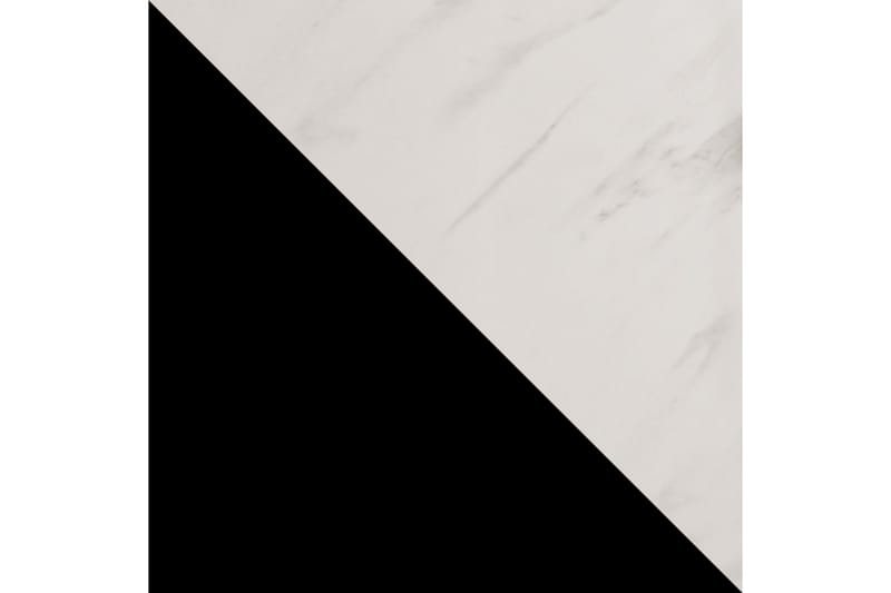 Marmuria Garderobe med Spejl 100 cm Marmormønster - Sort/Hvid/Guld - Garderobeskabe - Garderobe børn - Garderobeskab & klædeskab