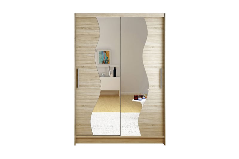 Miami garderobe 120x58x200 cm - Opbevaring - Tøjopbevaring - Garderobeskabe